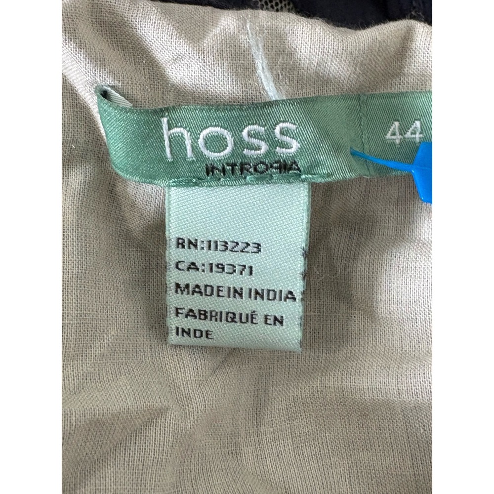 Hoss Intropia Cotton Blend Embroider Midi Dress 44 L Halter Resort Boho Vacation - Picture 6 of 8